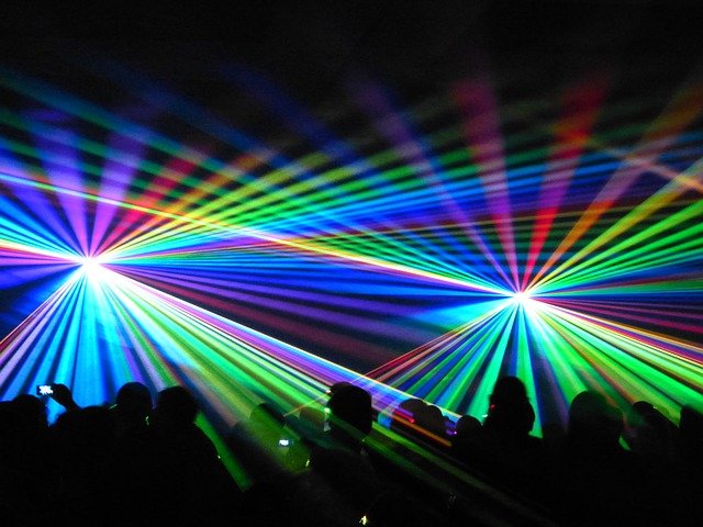 laserová show